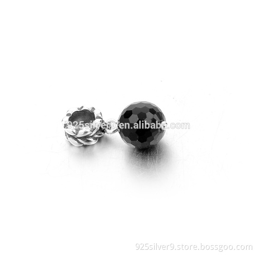 Round glass pendant hot new products for 2016 925 sterling sliver bracelets beads charm bracelets